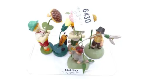 4 figurki Erzgebirge