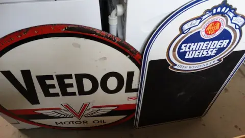2 advertising signs