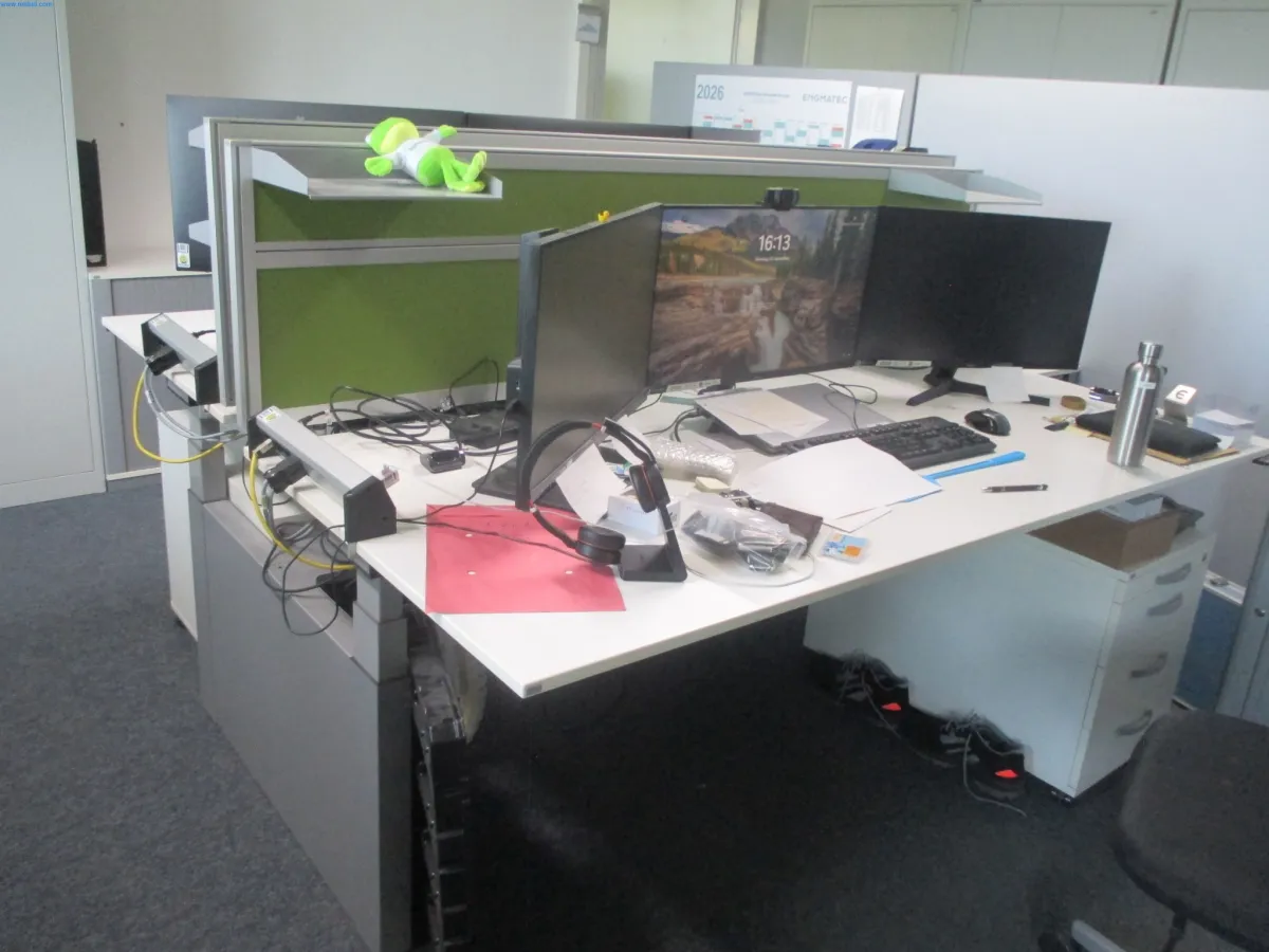 2 bureaux doubles SEDUS