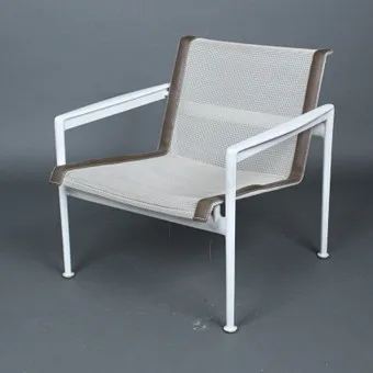 RICHARD SCHULTZ. pour Knoll, fauteuil lounge/chaise de jardin des années 1960.