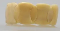 Tahový náramek, kámen ?, šířka 3 cm