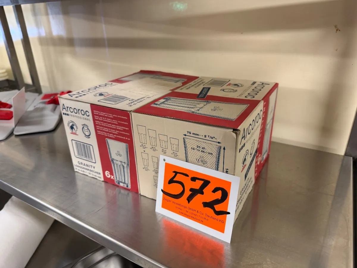 Lot de verres (2 cartons)