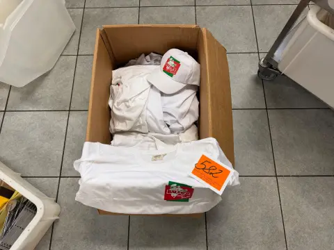 Lot of T-shirts + caps