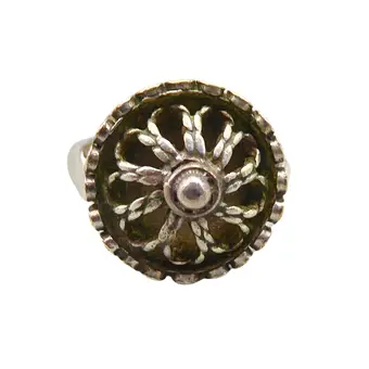 835 zilveren ring.