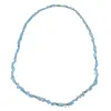 Blauwe eindeloze ketting.