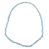 Blauwe eindeloze ketting.
