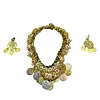 Parure orientale composée d'un collier et de deux boucles d'oreilles à clip