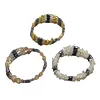 Set van 3 armbanden van magnetische schakels.