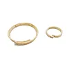Sieradenset, 2 delen, flexibele parelketting en armband