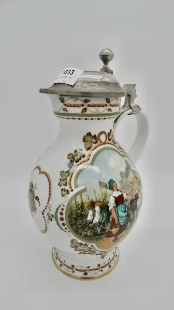 1 jug with tin lid
