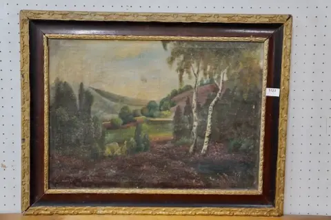 1 oil painting signed