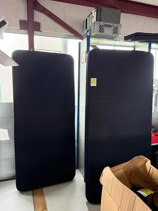 2x box spring bed bases / hotel beds