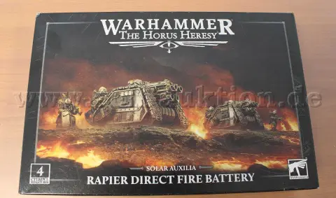 1 WARHAMMER 40 000 The Horus Heresy SOLAR AUXILIA RAPIER DIRECT FIRE BATTERY