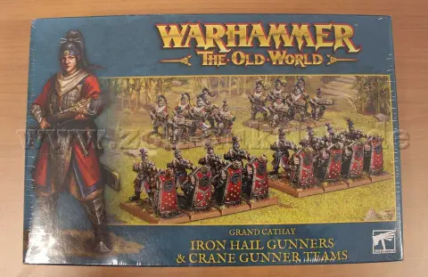 1 WARHAMMER 40 000 The Old World Grand Cathay IRON HAIL GUNNERS & CRANE GUNNER TEAMS
