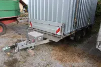 1 двухосный прицеп, марка Barthau