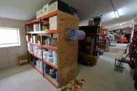 5 regałów blaszanych wsuwanych, 3-częściowych