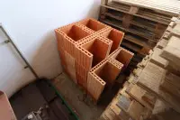 1 Palette mit ca. 30 Ringanker Mauerersteine 36cm