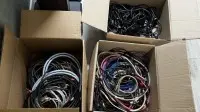 1 lot of HiFi accessories, consisting of: HiFi cables, power adapters, stabilizers, etc.
