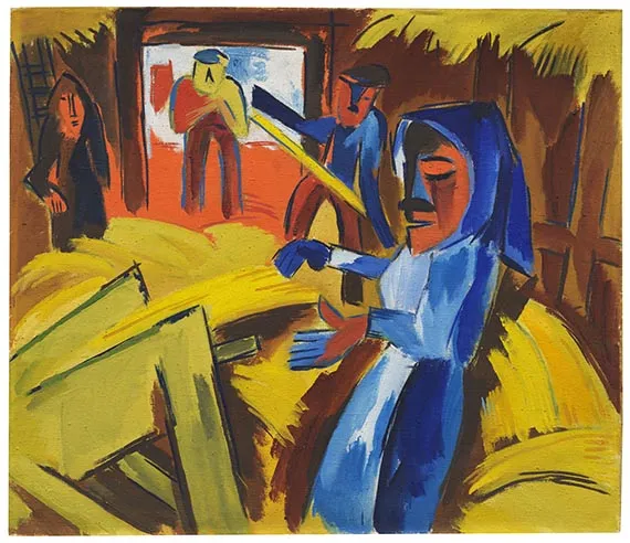 Karl Schmidt-Rottluff, Fienile (Jershöft), 1921
