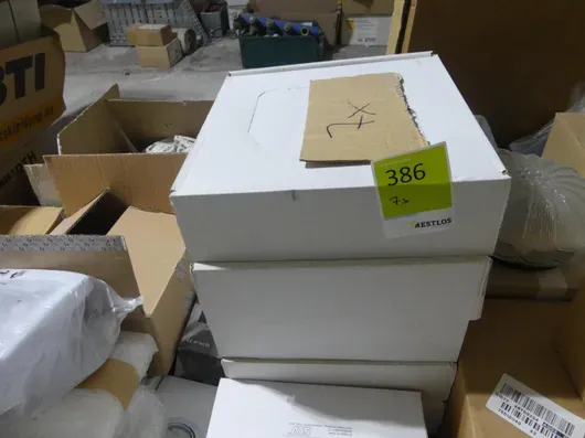 7x RZB Santos square ceiling light