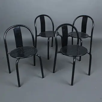 TOMAS JELINEK. for Ikea, postmodern garden chairs / dining chairs from the 1980s, Italy.