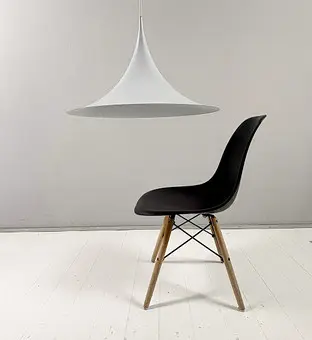 BONDRUP&THORUP for Fog&Morup, large ceiling lamp/pendant lamp/trumpet lamp, Denmark, 1990s.
