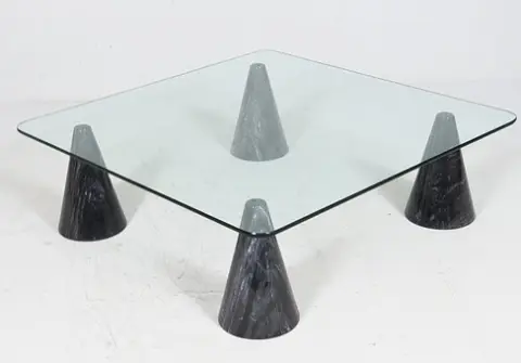 Coffee table, marble, Italy, 1980s.