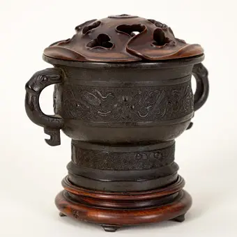 Censer in archaic style 'GUI', China, Qing dynasty.