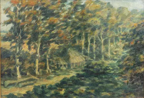 UNKNOWN ARTIST. Forêt de Paimpont.