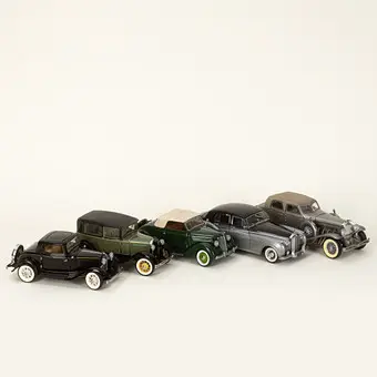 Franklin Mint Precision modele, pięć samochodów / zabytkowych (5).