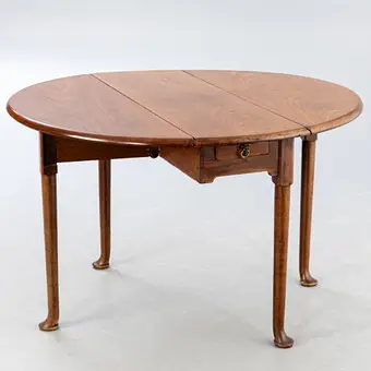 Klaptafel, Engeland, 19e eeuw, mahonie.