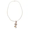 Collier avec pendentif chat.