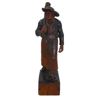 Sculpture en bois sculpté d'un artisan – Prof. Otto Moroder (1894–1977).