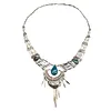 Collier avec turquoise.