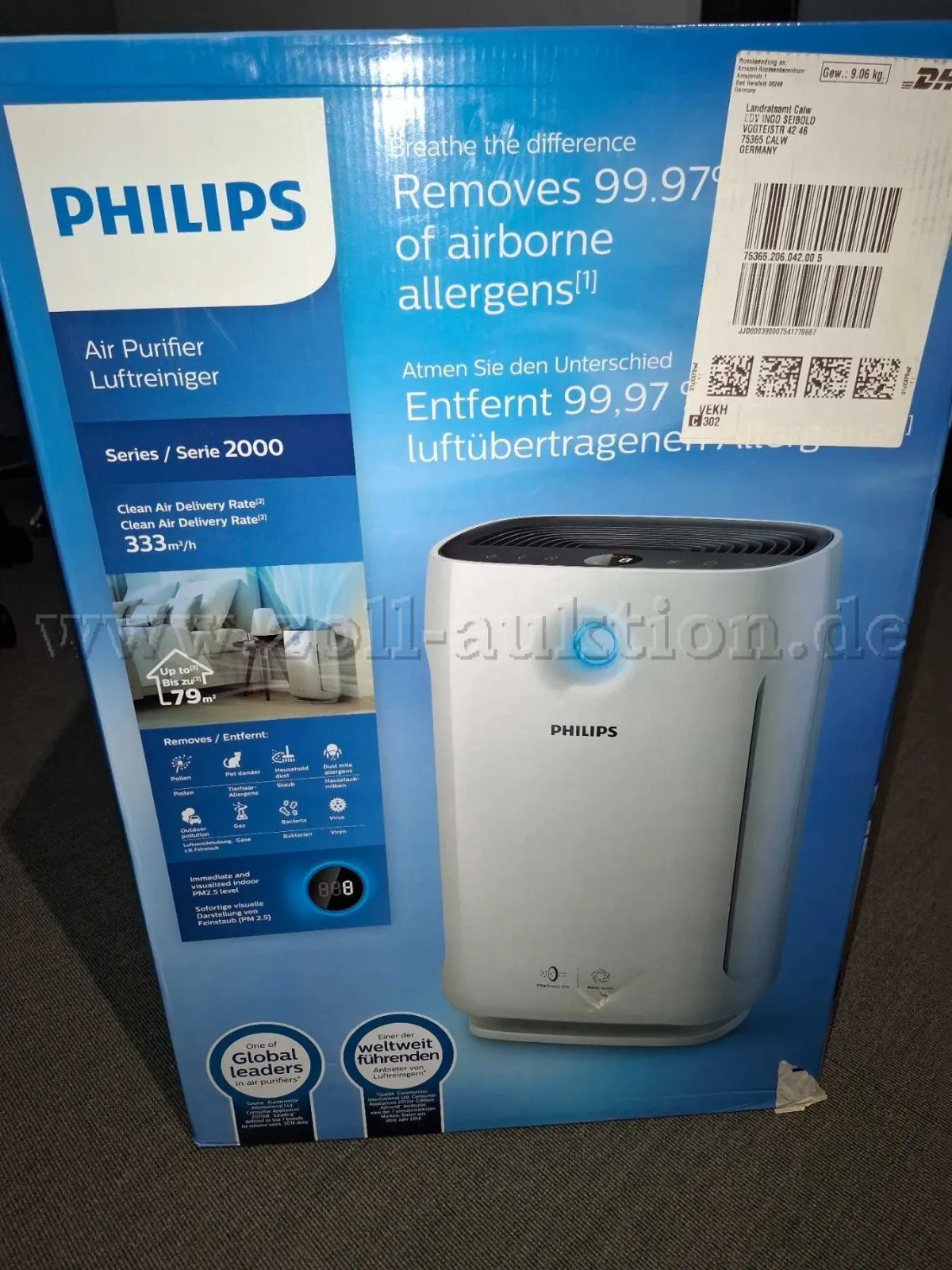 1 čistička vzduchu Philips Air Purifier řady 2000
