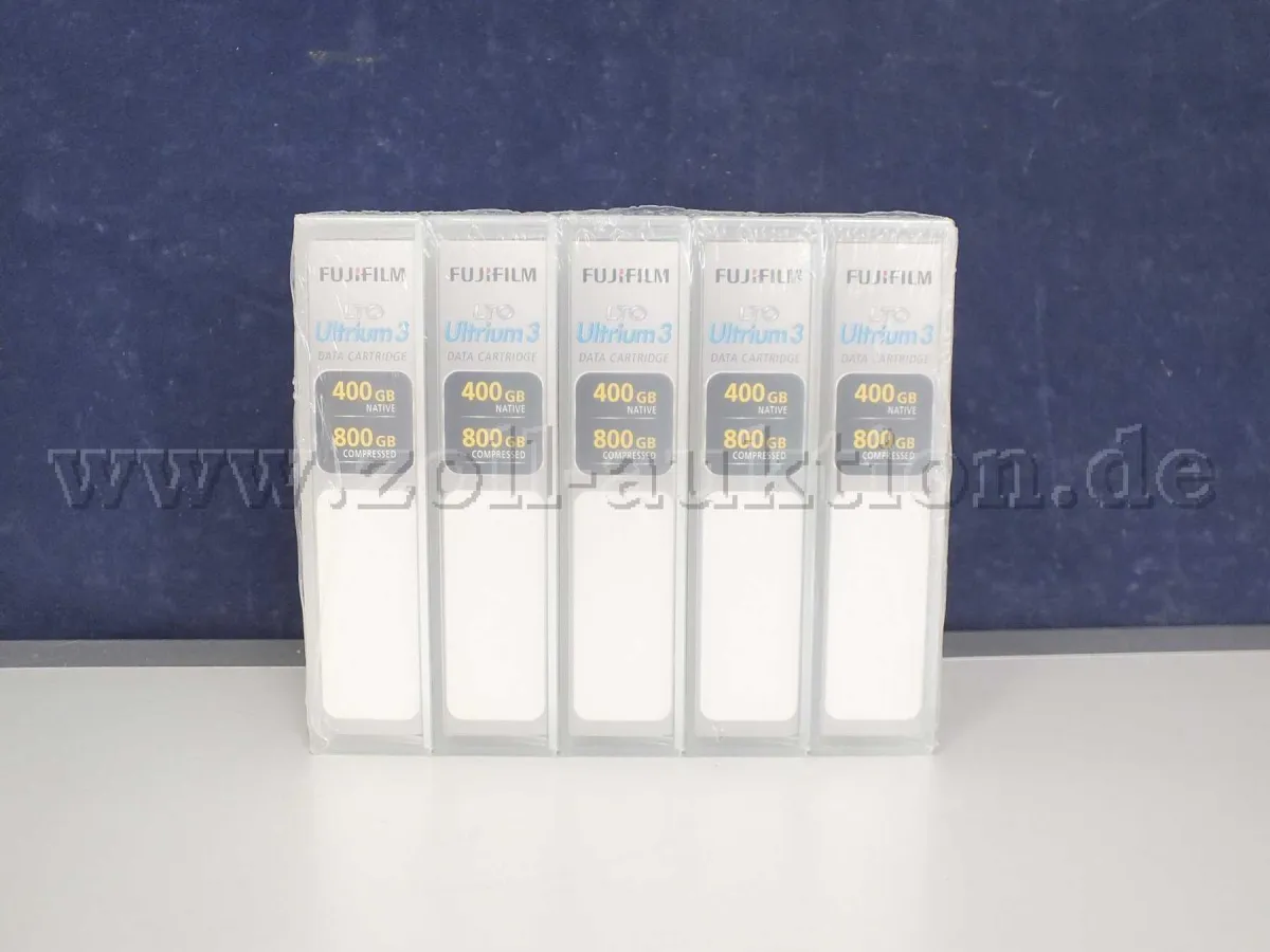 5 Datenkassetten ,Fujifilm, LTO Ultrium 3, Data Cartridge, 800 GB