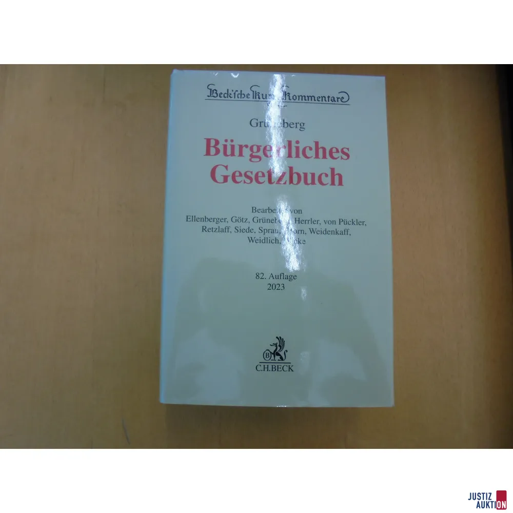 BGB, 82e édition, 2023