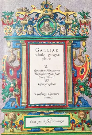 Mercator, Gerhard – Galliae Tabule Geographicae