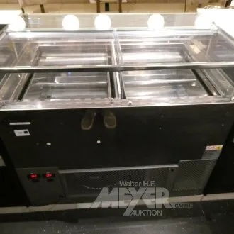 Ice cream sales refrigerated display case "Gelato Vitrine"