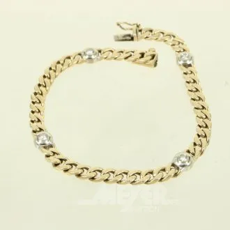 Panterarmband met 4 brillanten