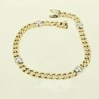 Panterarmband met 4 brillanten