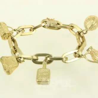 Schakelarmband met 5 hangers