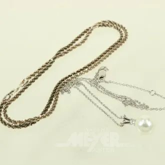 2 Kétten in 925er Silber