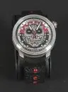 Montre homme "Bomberg" – boîtier acier inoxydable, cadran original orné de têtes de mort, chiffres arabes, grande seconde, mouvement automatique,…