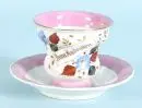 Tasse souvenir avec soucoupe "Tielsch, Altwasser"