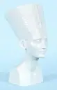 Figurine - Buste de Néfertiti "Rosenthal" – Biscuit de porcelaine, partiellement émaillé, H= 29 cm