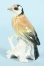 Figurine - Chardonneret "Ens, Volkstedt" – Porcelaine, polychrome, sur socle en forme de branche, H= 10 cm