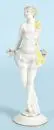 Figurine - Danseuse "Thüringen" – Porcelaine, polychrome, sur socle rond, H= 19 cm, dessin Adolf Oppel