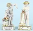 Figurines, 2 pièces - Enfants de change "Potschappel, Dresden"