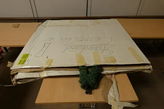 2x Weihnachtsleuchtstern